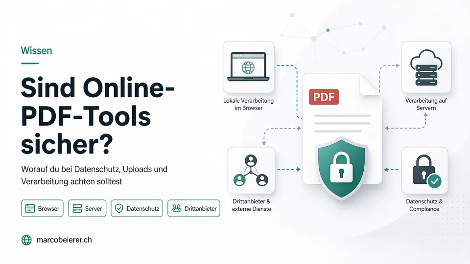 Headergrafik zu sicheren Online-PDF-Tools